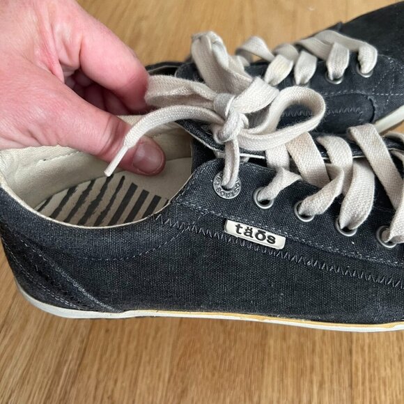 Taos Star Blue Canvas Lace Up Low Top Sneakers Women's Size 8 - Picture 6 of 10
